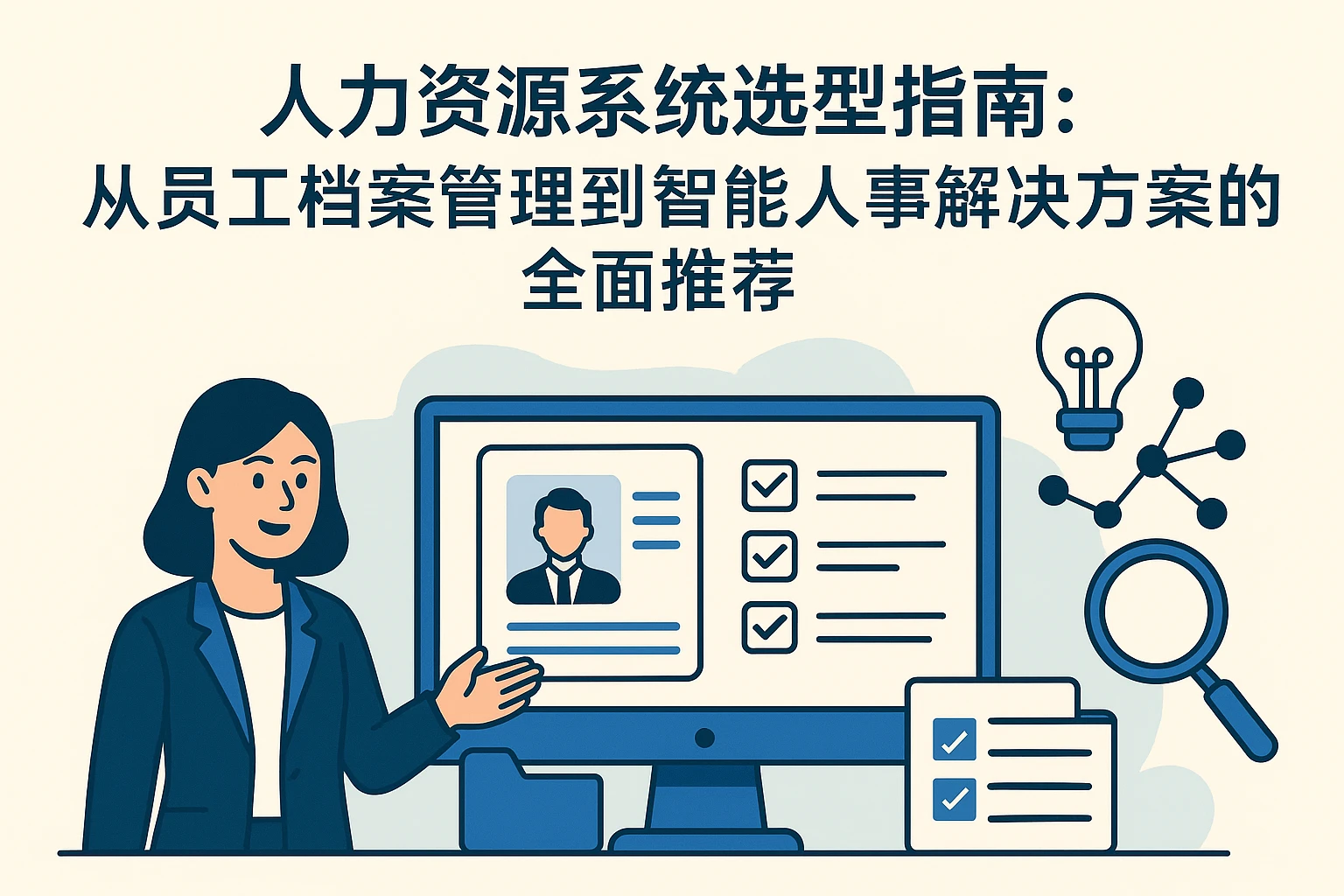 人力资源系统选型指南：从员工档案管理到智能人事解决方案的全面推荐