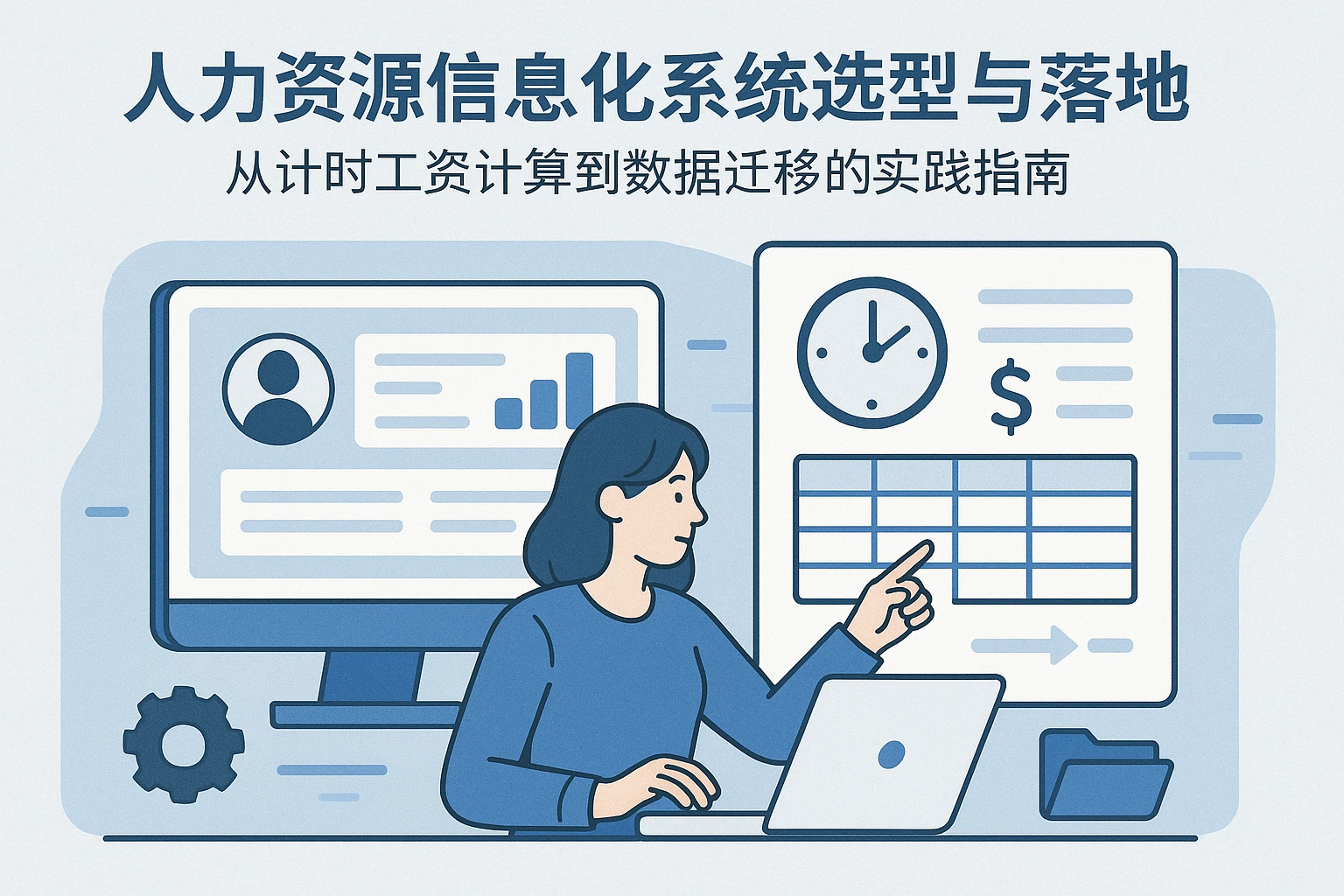 人力资源信息化系统选型与落地：从计时工资计算到数据迁移的实践指南