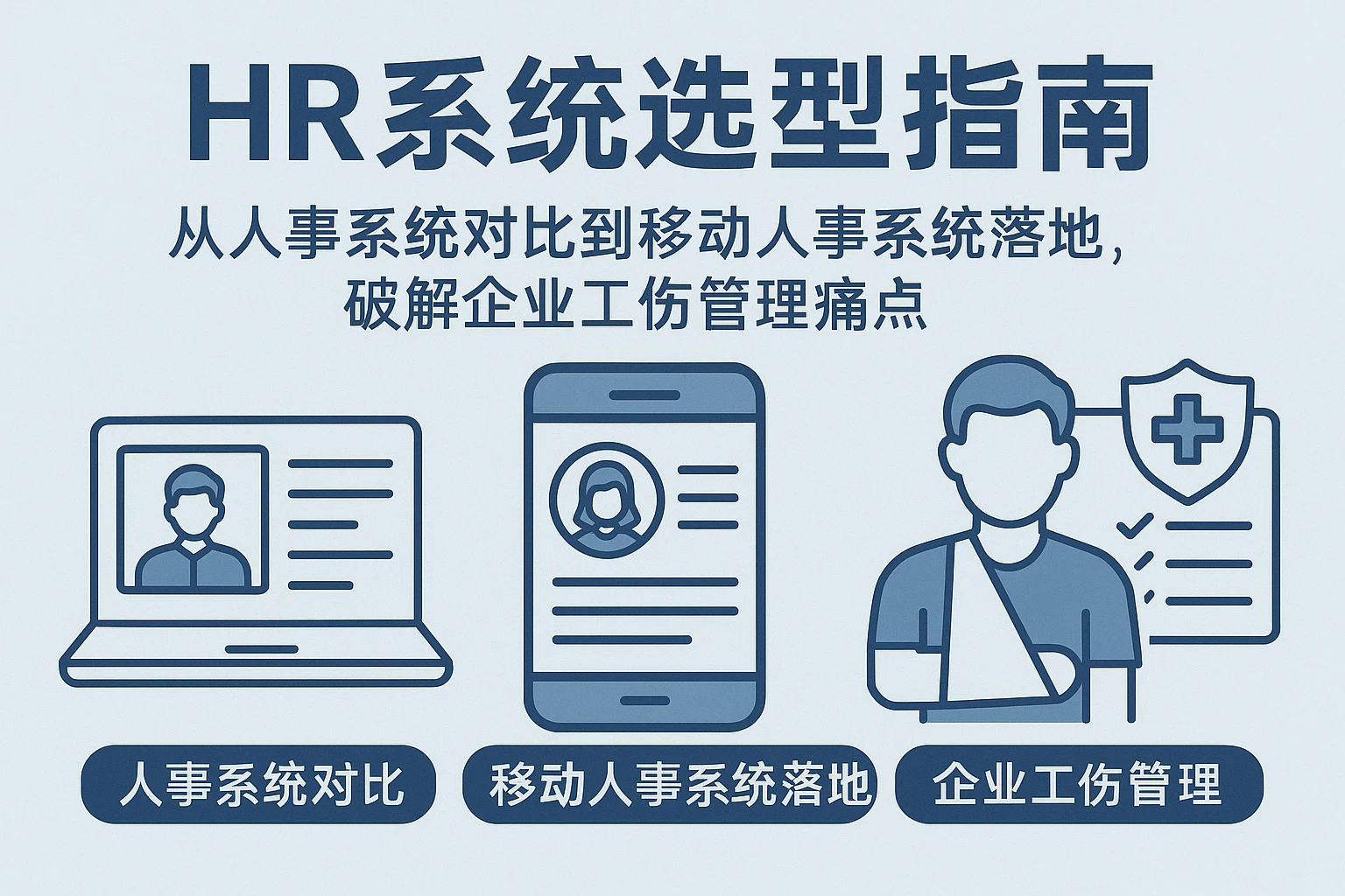 HR系统选型指南：从人事系统对比到移动人事系统落地，破解企业工伤管理痛点