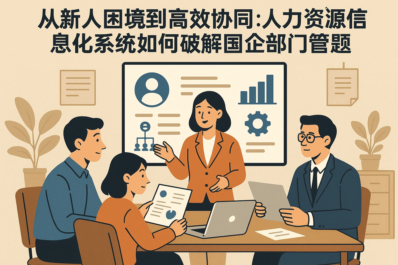 从新人困境到高效协同：人力资源信息化系统如何破解国企部门管理难题