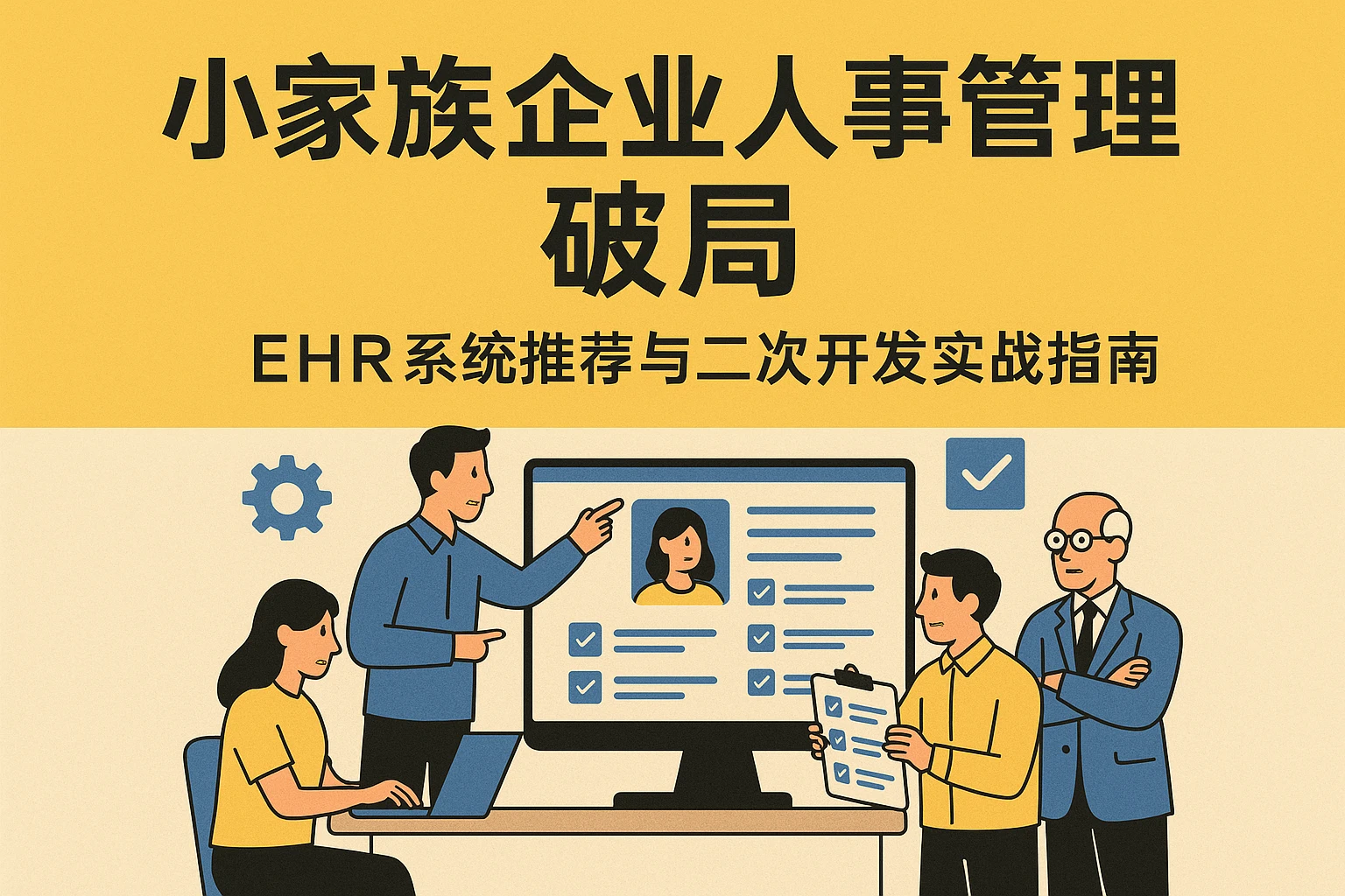 小家族企业人事管理破局：EHR系统推荐与二次开发实战指南
