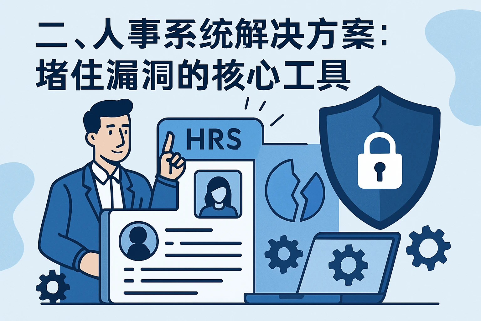 二、人事系统解决方案：堵住漏洞的核心工具