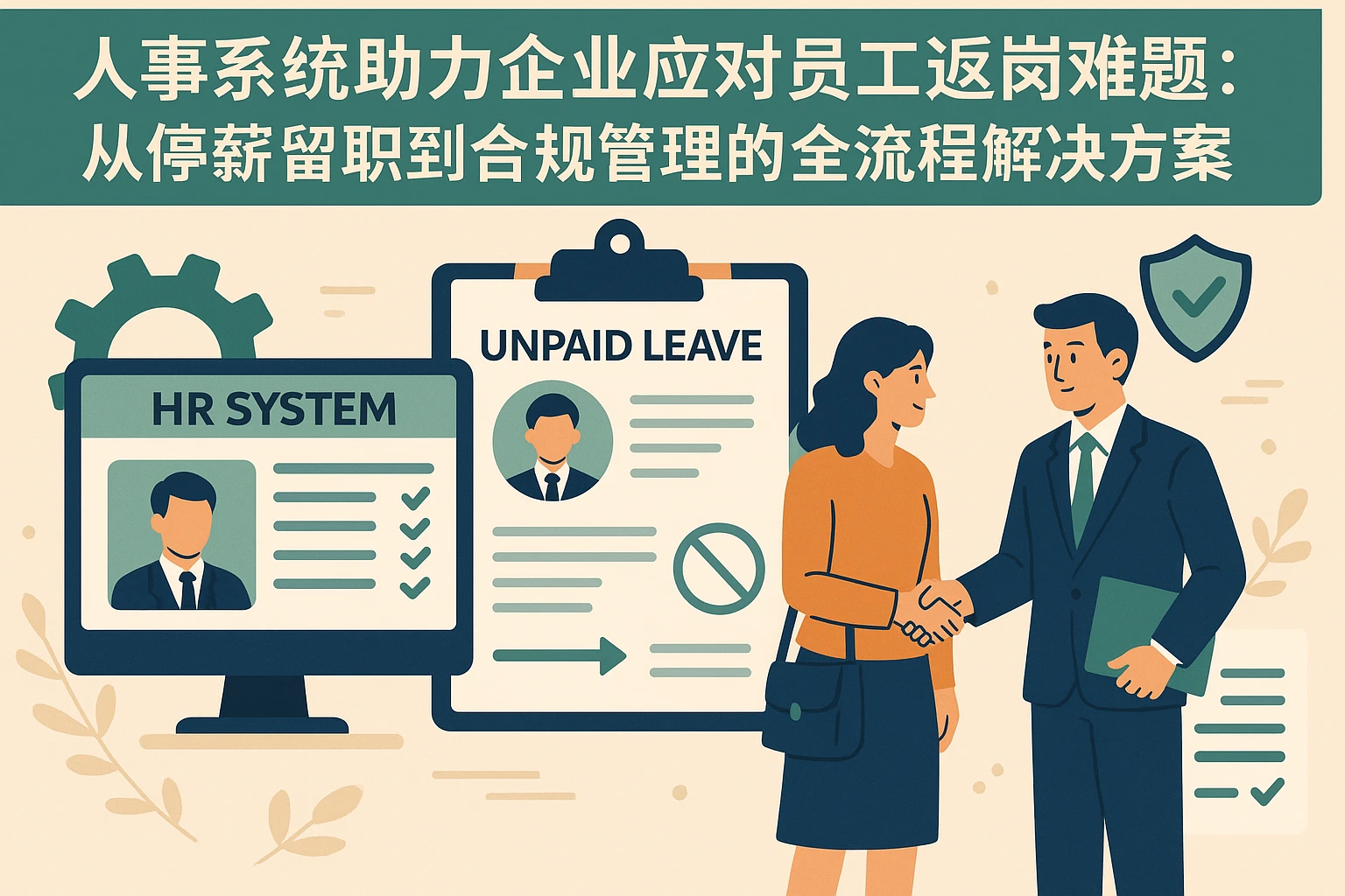 人事系统助力企业应对员工返岗难题：从停薪留职到合规管理的全流程解决方案