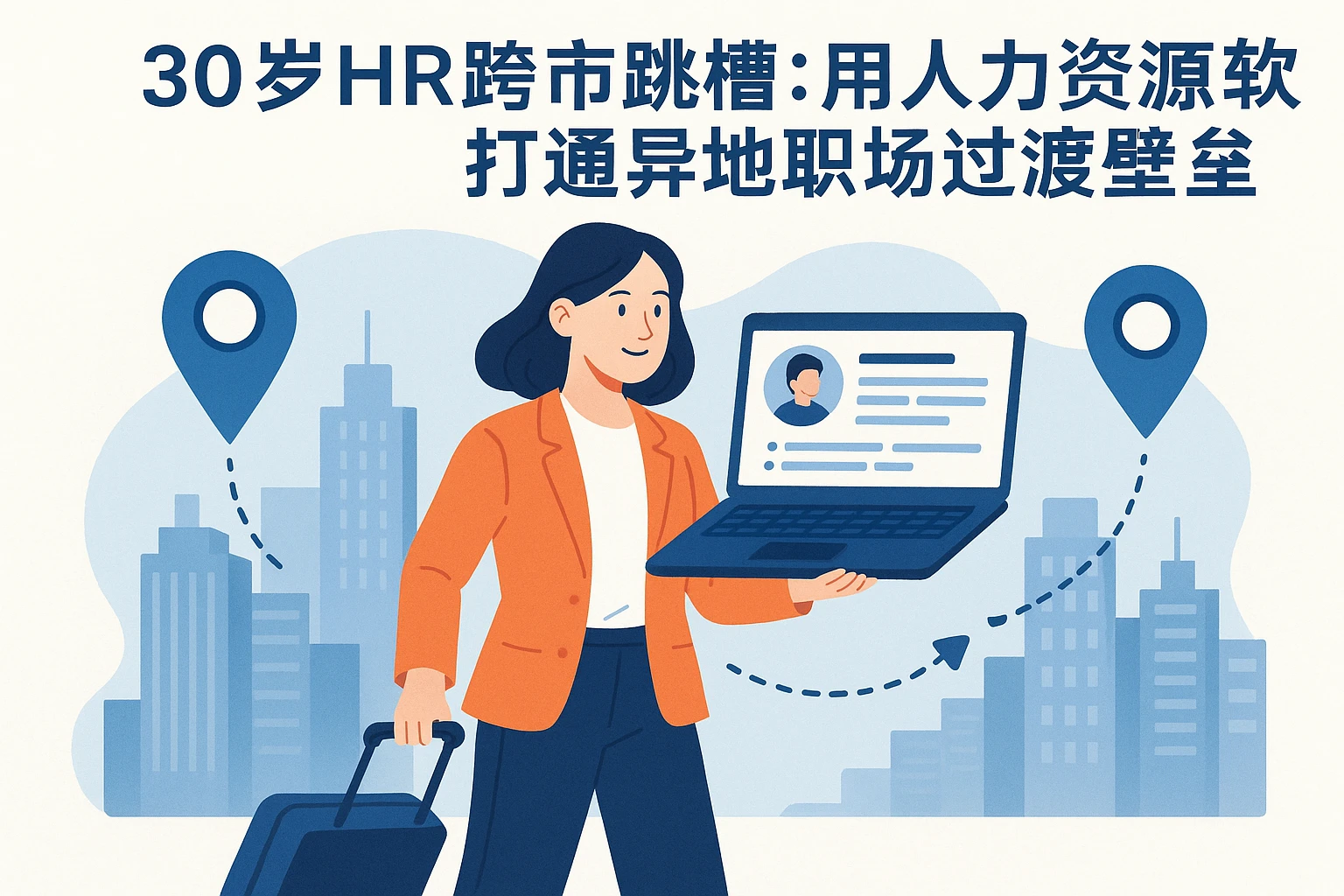30岁HR跨市跳槽：用人力资源软件打通异地职场过渡壁垒