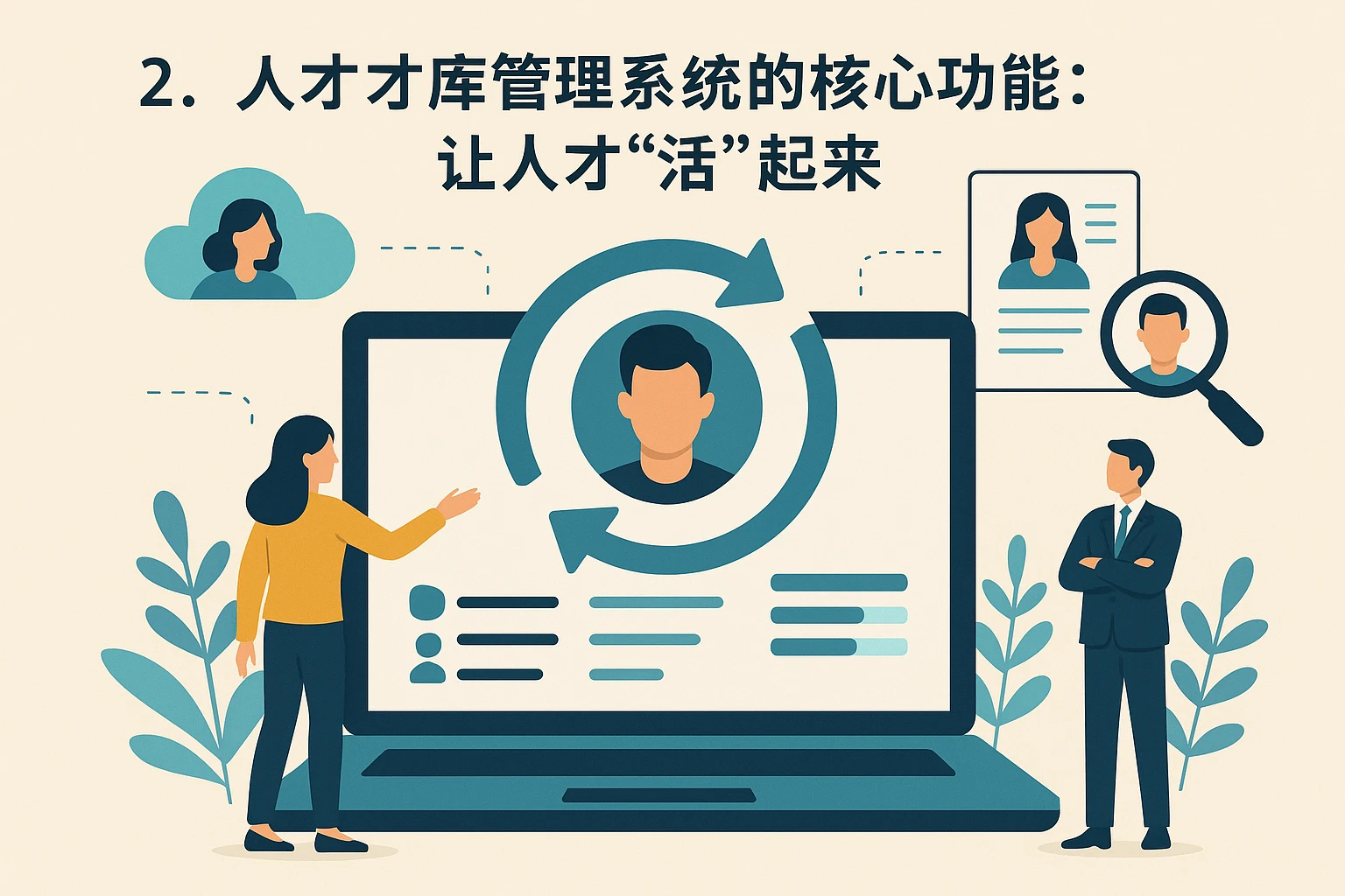 2. 人才库管理系统的核心功能：让人才“活”起来