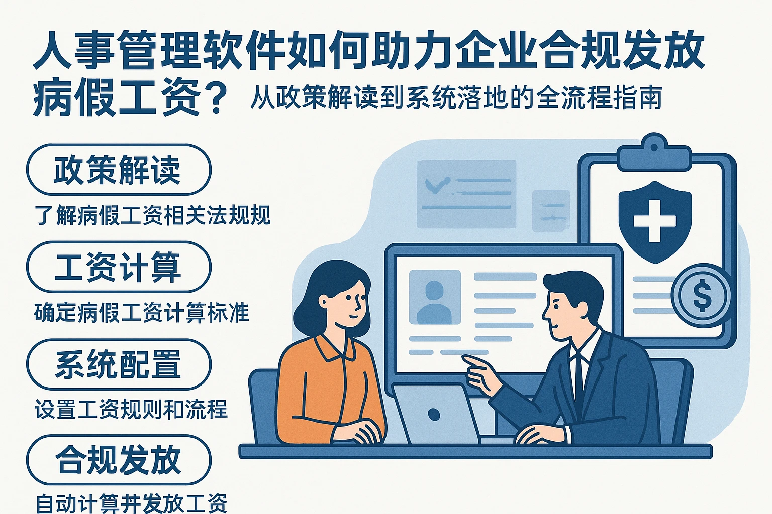 人事管理软件如何助力企业合规发放病假工资？——从政策解读到系统落地的全流程指南