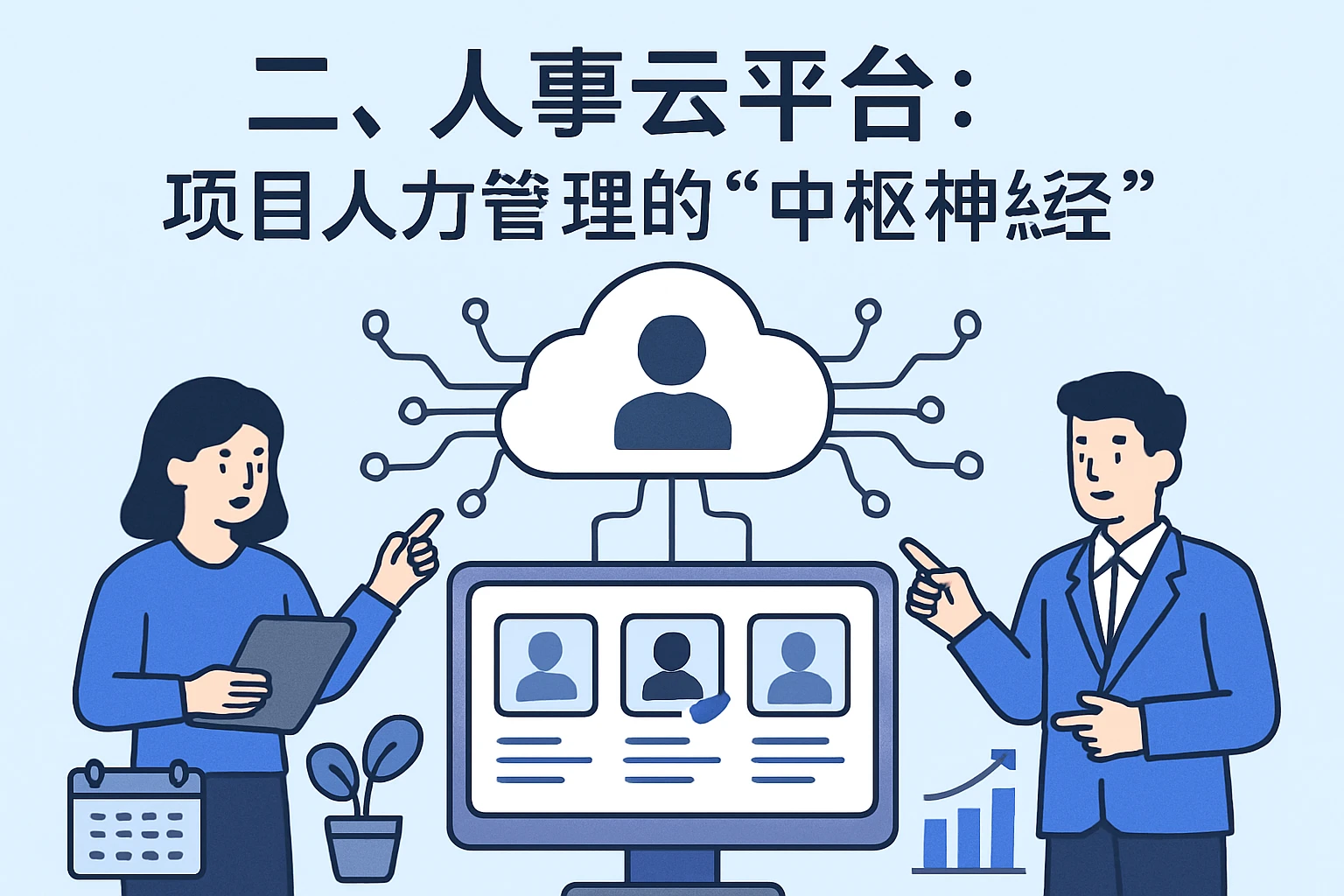 二、人事云平台：项目人力管理的“中枢神经”