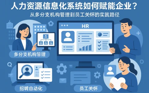 人力资源信息化系统如何赋能企业？从多分支机构管理到员工关怀的实践路径