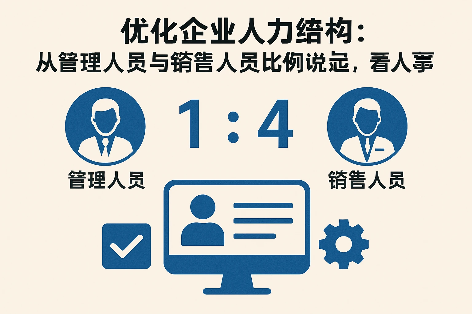 优化企业人力结构：从管理人员与销售人员比例说起，看人事系统的价值