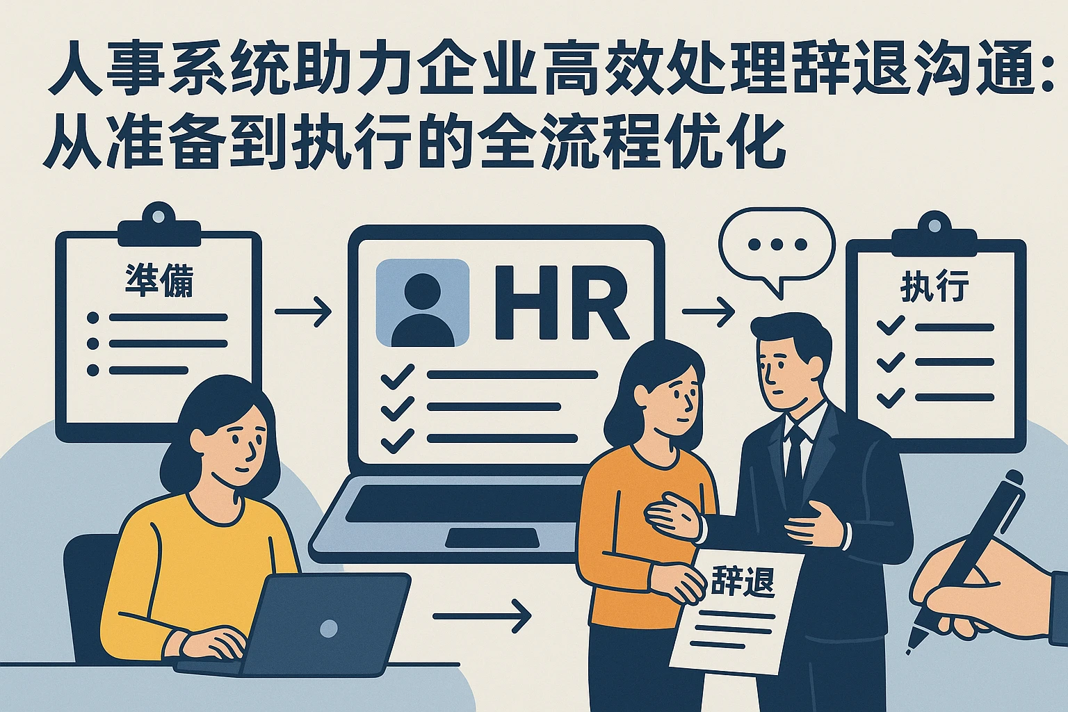 人事系统助力企业高效处理辞退沟通：从准备到执行的全流程优化