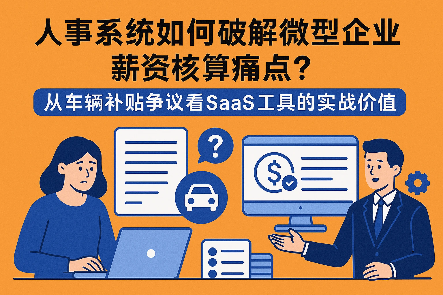 人事系统如何破解微型企业薪资核算痛点？从车辆补贴争议看SaaS工具的实战价值