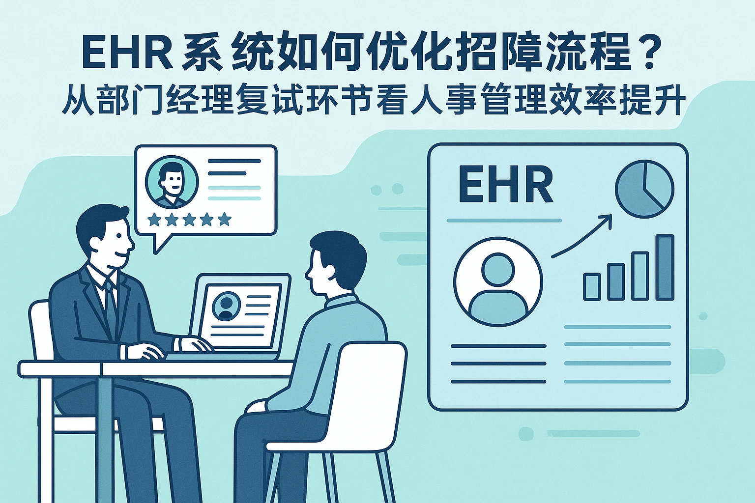 EHR系统如何优化招聘流程？从部门经理复试环节看人事管理效率提升