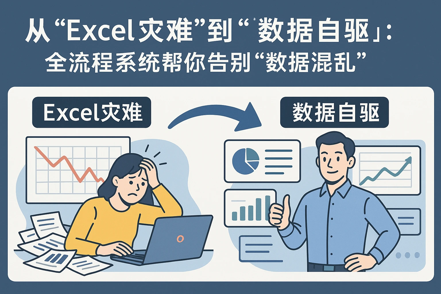 2. 从“Excel灾难”到“数据自驱”：全流程系统帮你告别“数据混乱”