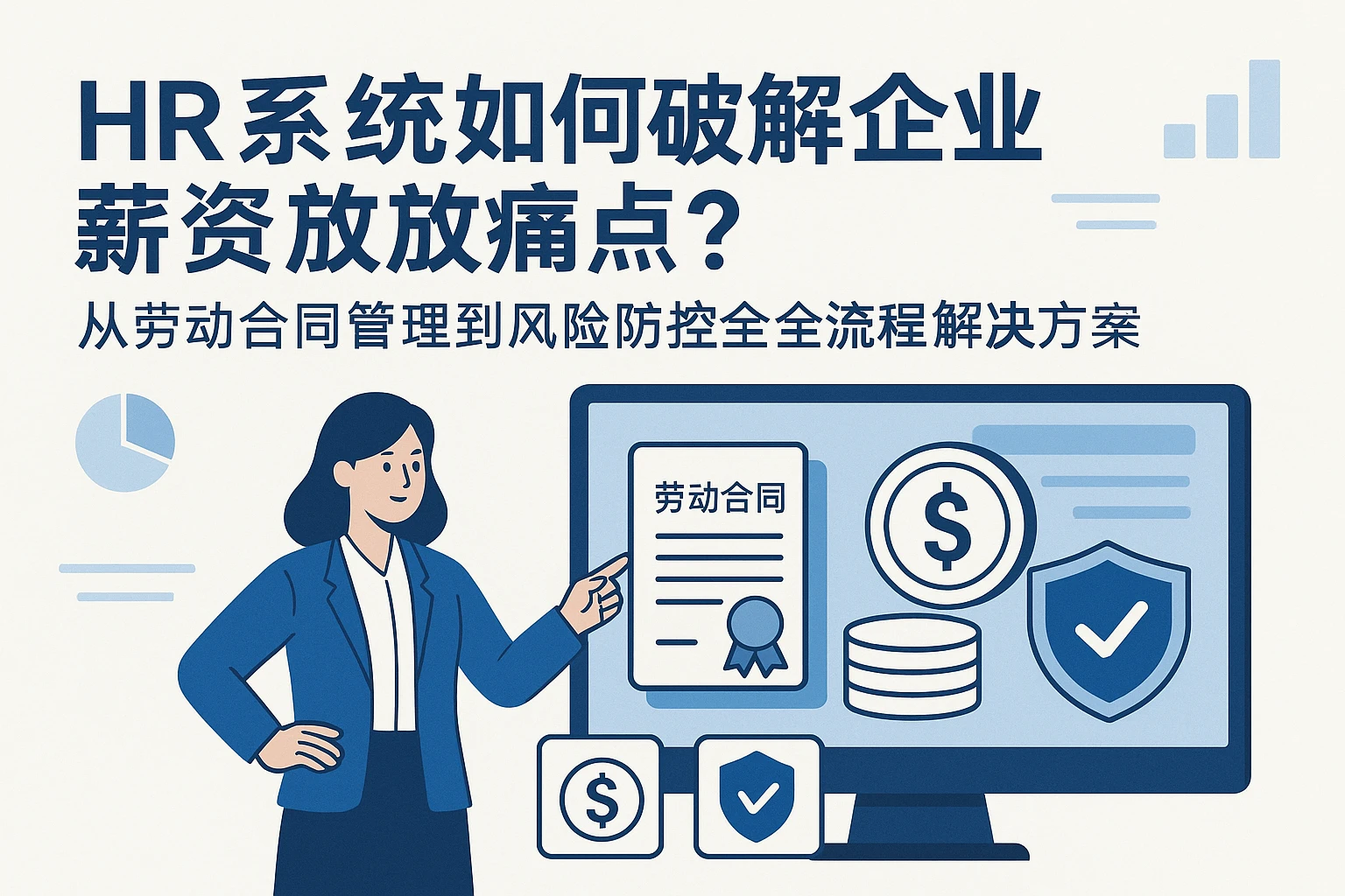 HR系统如何破解企业薪资发放痛点？从劳动合同管理到风险防控的全流程解决方案
