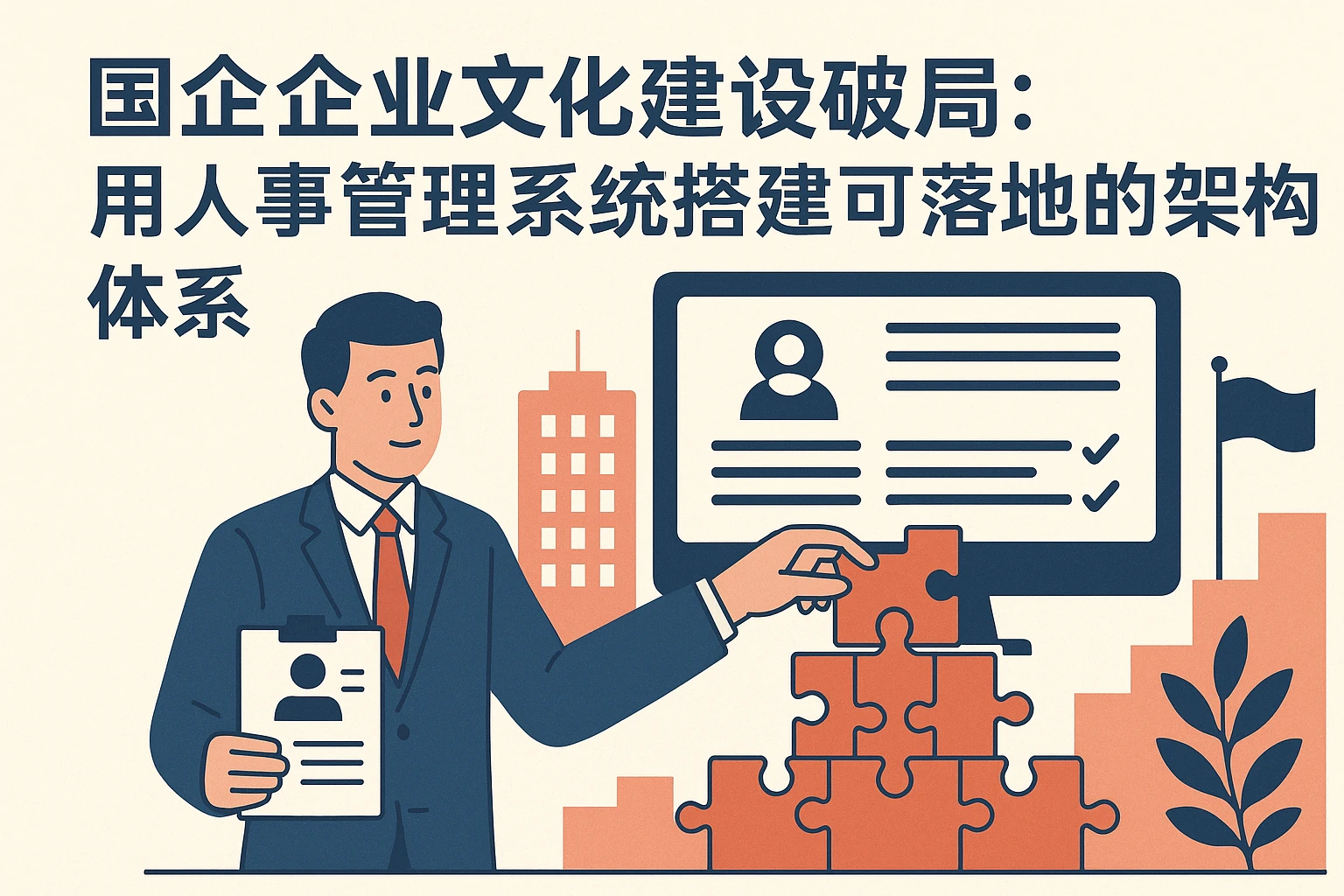国企企业文化建设破局：用人事管理系统搭建可落地的架构体系