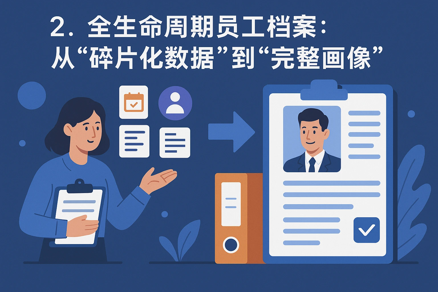 2. 全生命周期员工档案：从“碎片化数据”到“完整画像”
