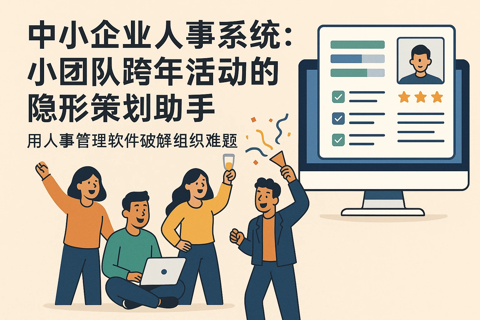 中小企业人事系统：小团队跨年活动的隐形策划助手——用人事管理软件破解组织难题