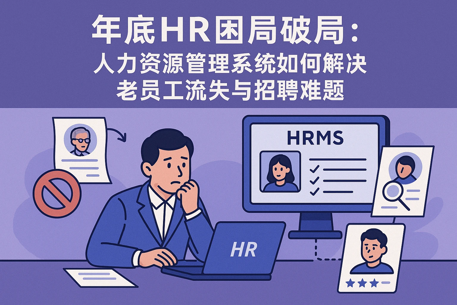 年底HR困局破局：人力资源管理系统如何解决老员工流失与招聘难题