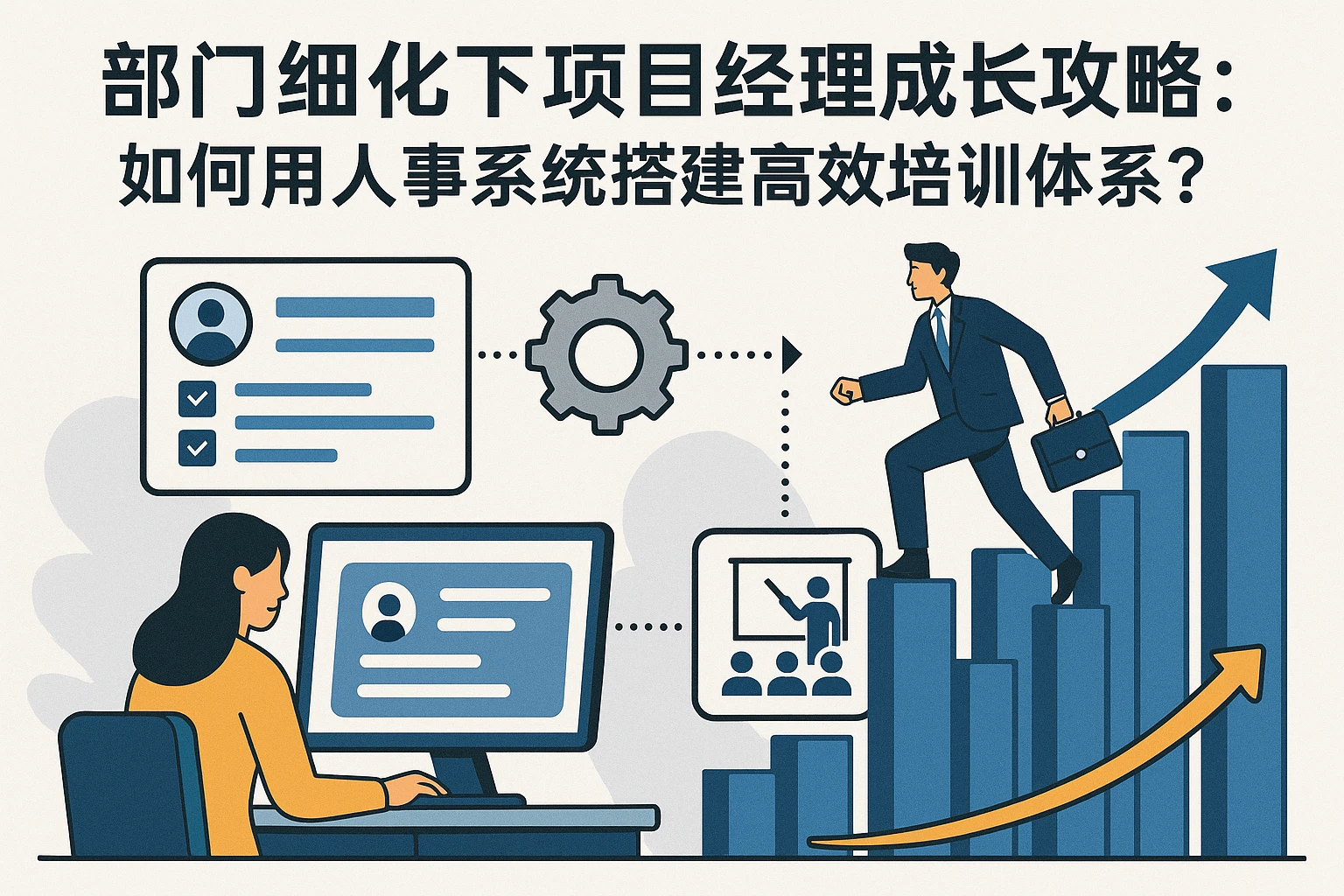 部门细化下项目经理成长攻略：如何用人事系统搭建高效培训体系？