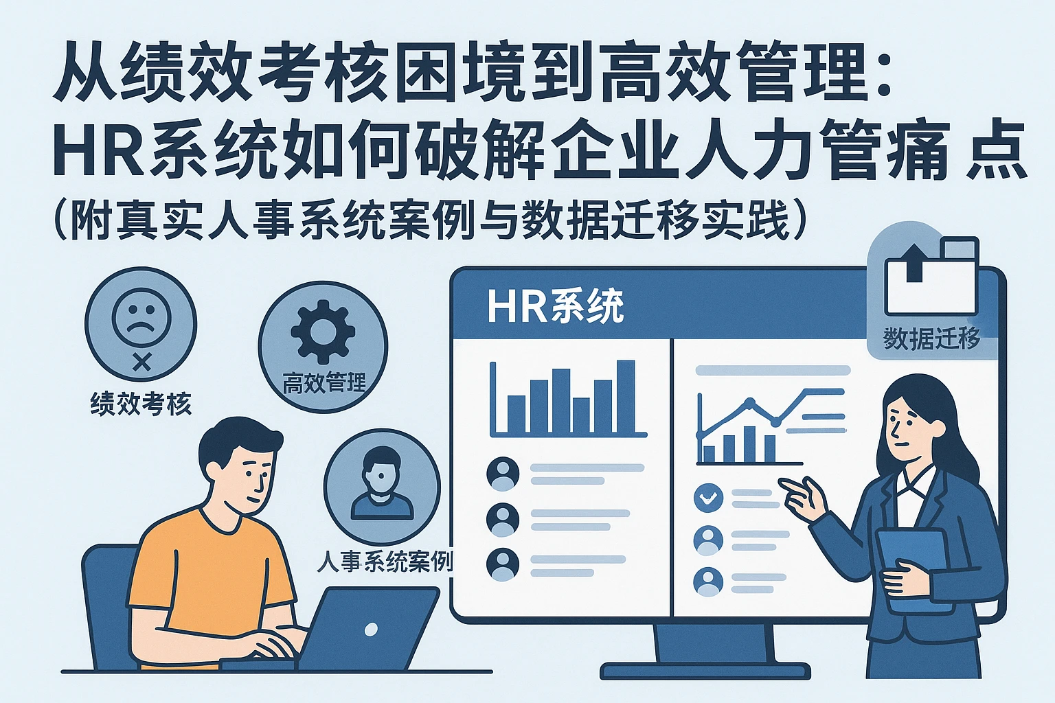 从绩效考核困境到高效管理：HR系统如何破解企业人力管理痛点——附真实人事系统案例与数据迁移实践