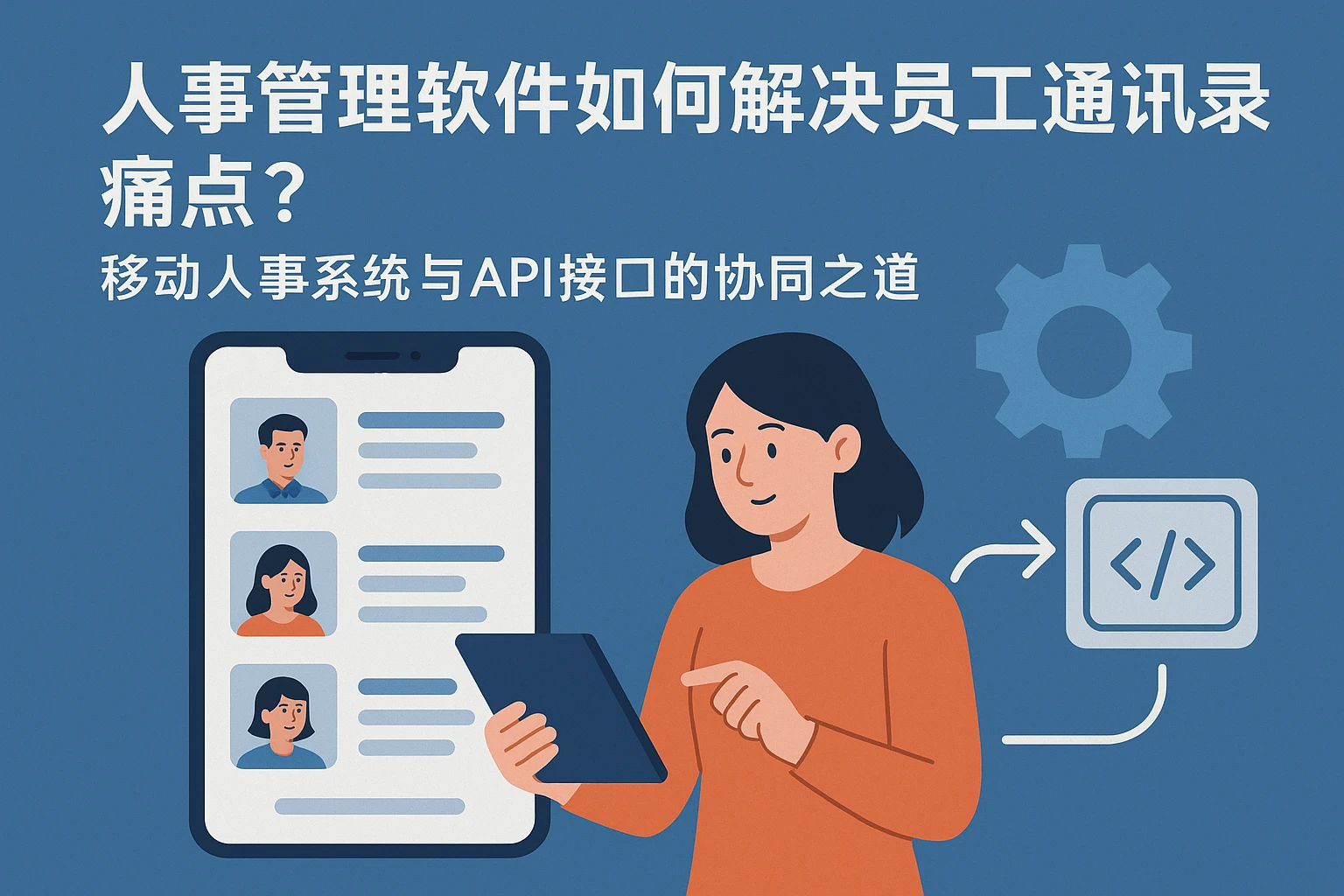 人事管理软件如何解决员工通讯录痛点？移动人事系统与API接口的协同之道