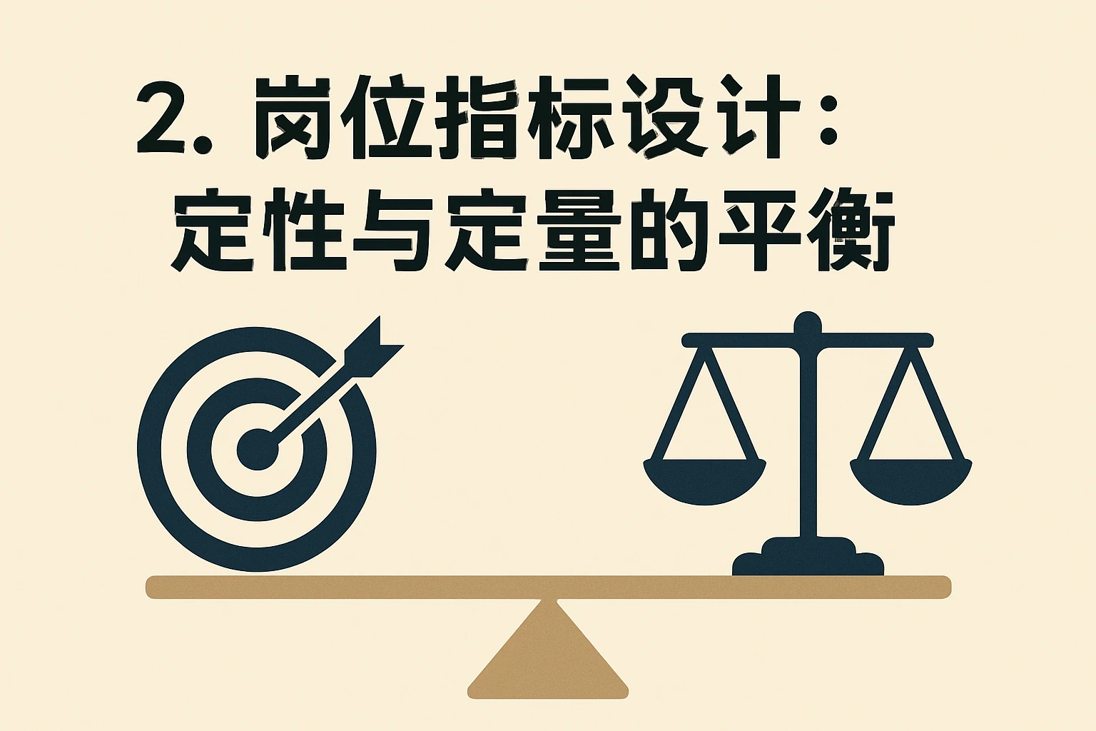 2. 岗位指标设计：定性与定量的平衡