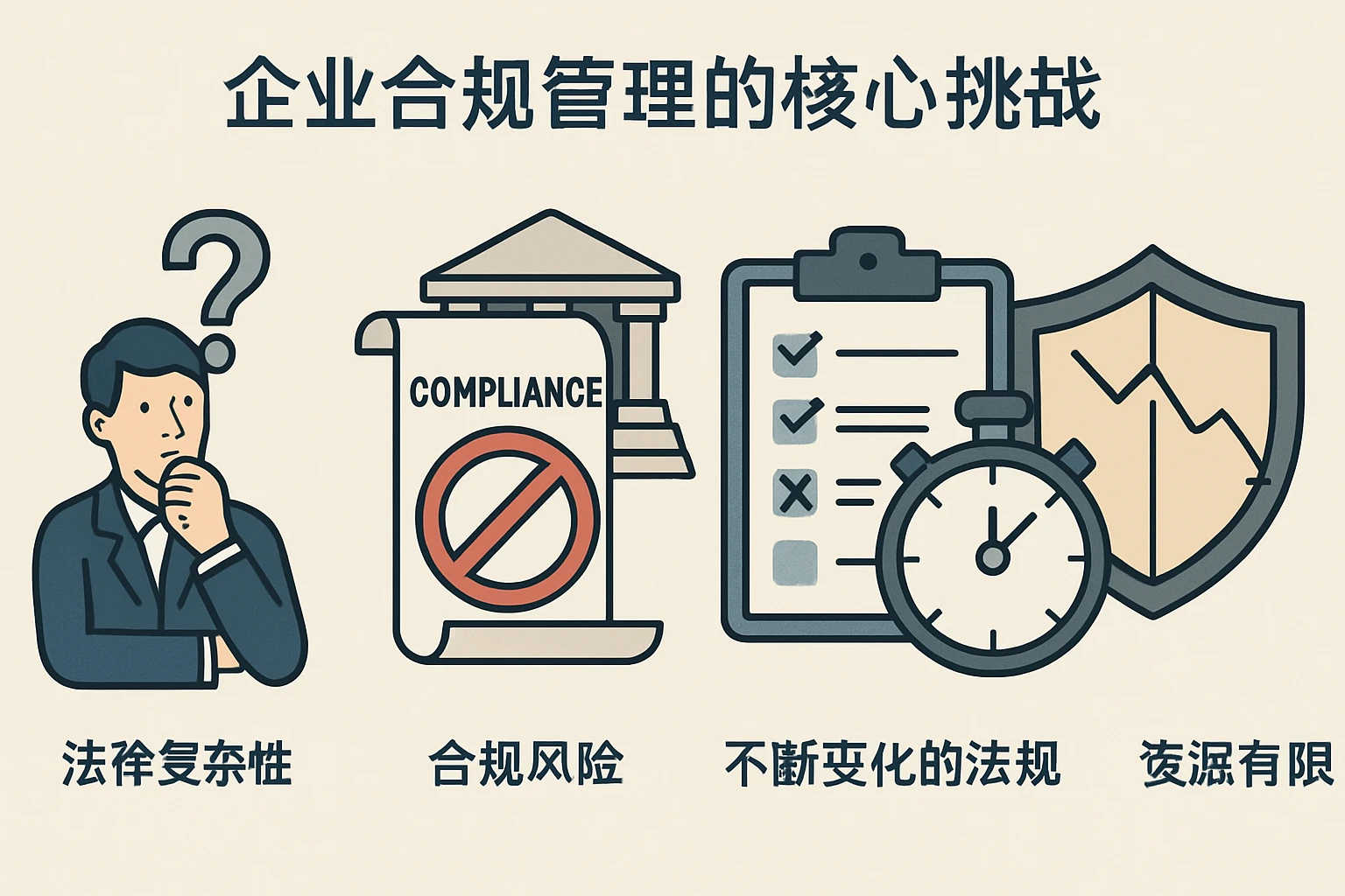 2. 企业合规管理的核心挑战