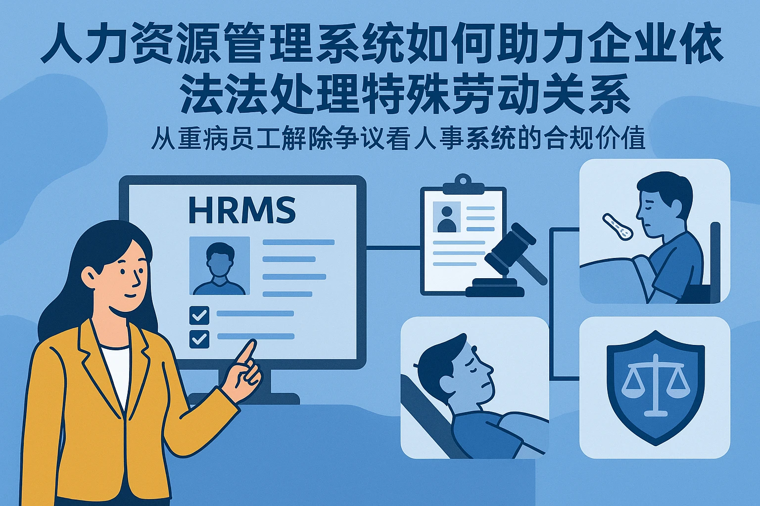 人力资源管理系统如何助力企业依法处理特殊劳动关系——从重病员工解除争议看人事系统的合规价值
