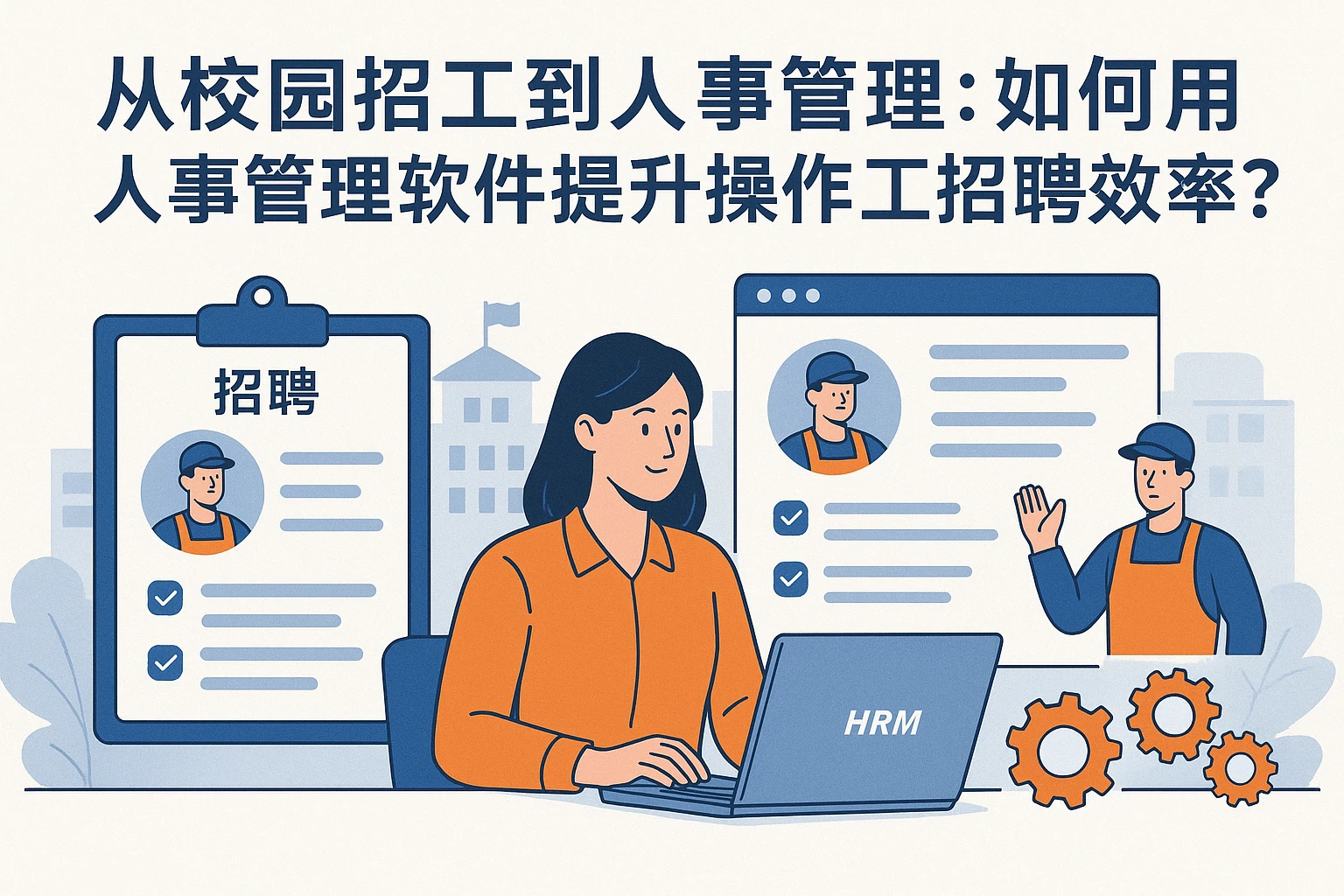 从校园招工到人事管理：如何用人事管理软件提升操作工招聘与管理效率？