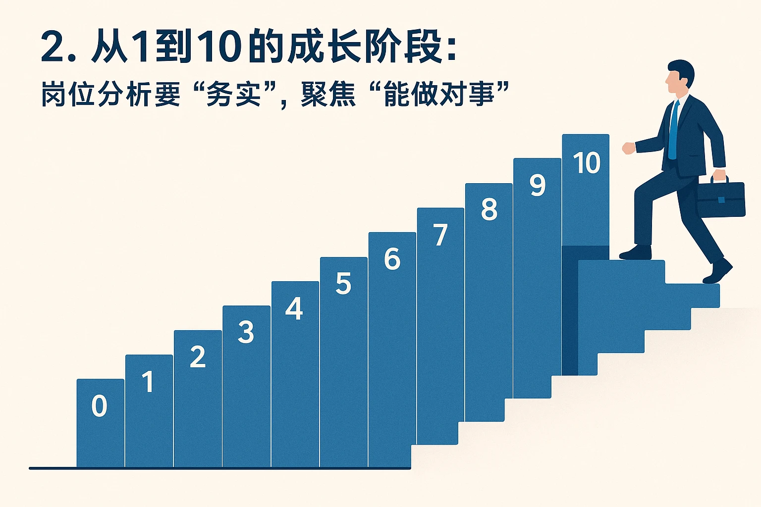 2. 从1到10的成长阶段：岗位分析要“务实”，聚焦“能做对事”