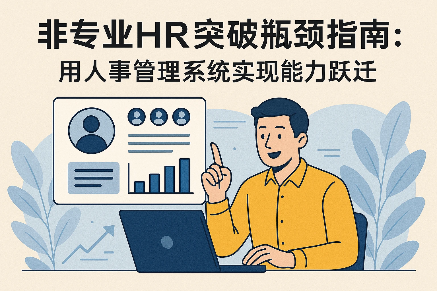 非专业HR突破瓶颈指南：用人事管理系统实现能力跃迁
