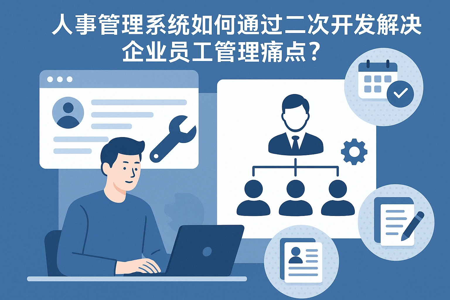 人事管理系统如何通过二次开发解决企业员工管理痛点？