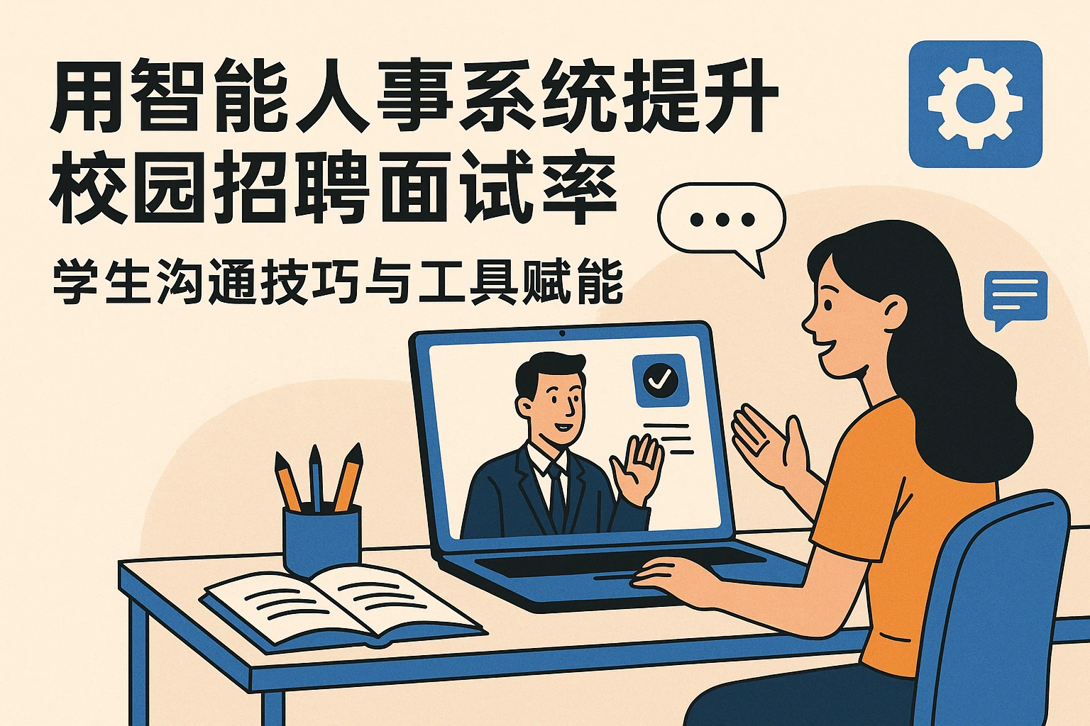 用智能人事系统提升校园招聘面试率：学生沟通技巧与工具赋能