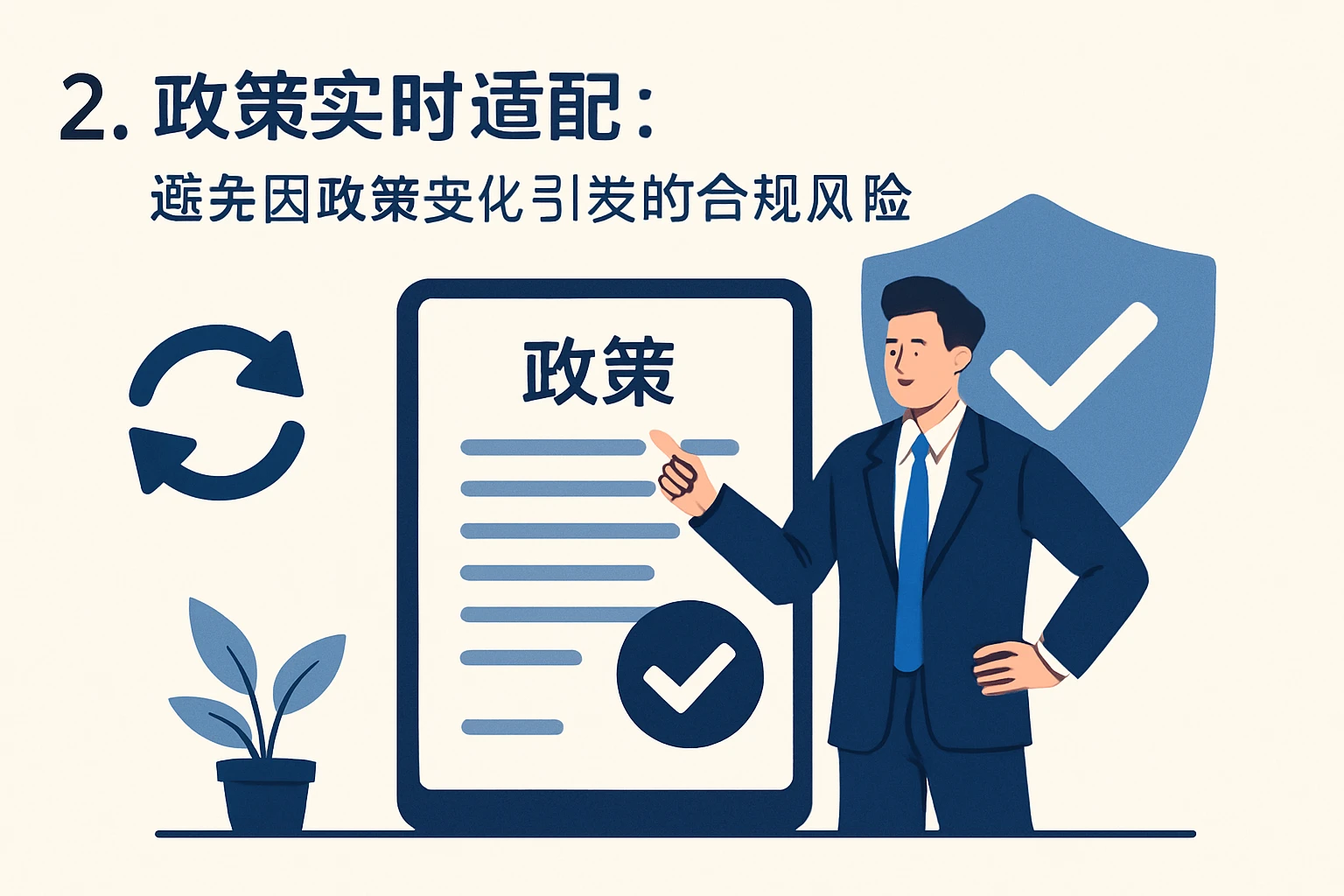 2. 政策实时适配：避免因政策变化引发的合规风险