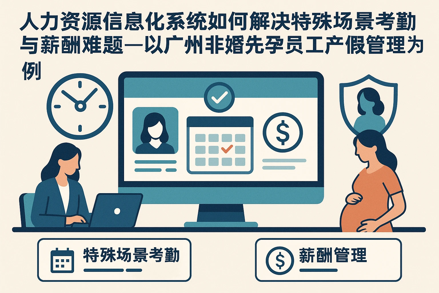 人力资源信息化系统如何解决特殊场景考勤与薪酬难题——以广州非婚先孕员工产假管理为例