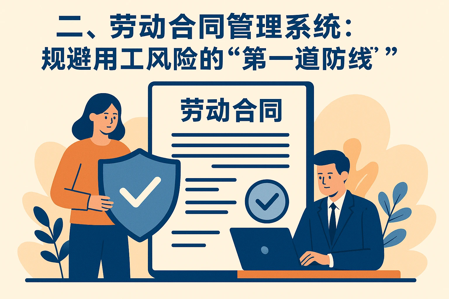 二、劳动合同管理系统：规避用工风险的“第一道防线”