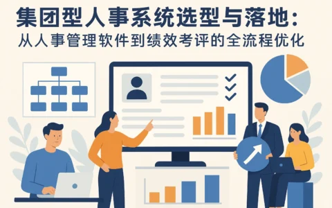 集团型人事系统选型与落地：从人事管理软件到绩效考评的全流程优化