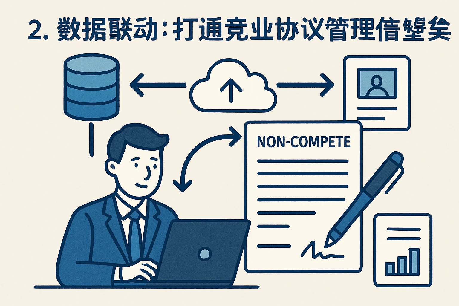 2. 数据联动：打通竞业协议管理的信息壁垒