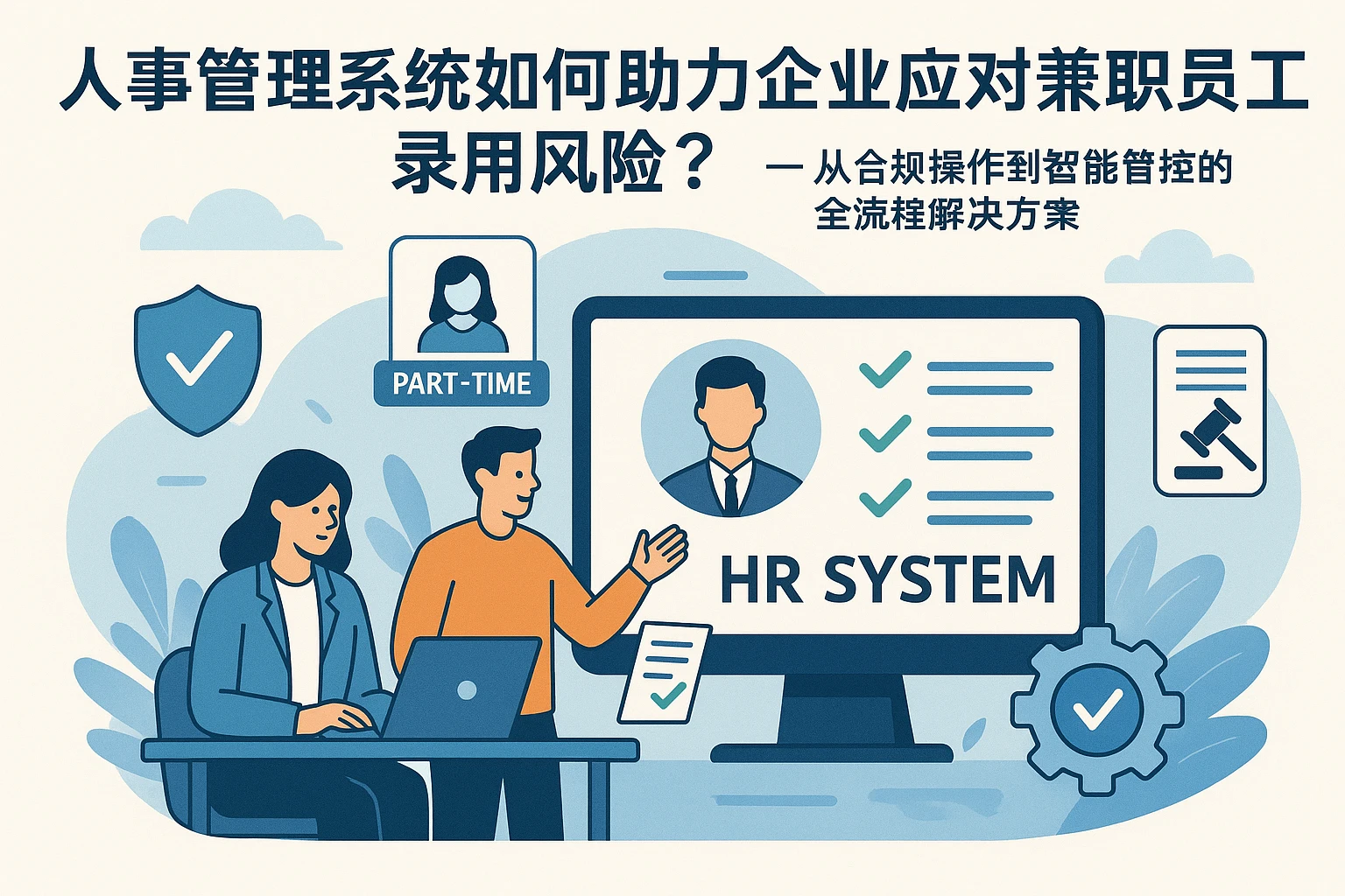 人事管理系统如何助力企业应对兼职员工录用风险？——从合规操作到智能管控的全流程解决方案