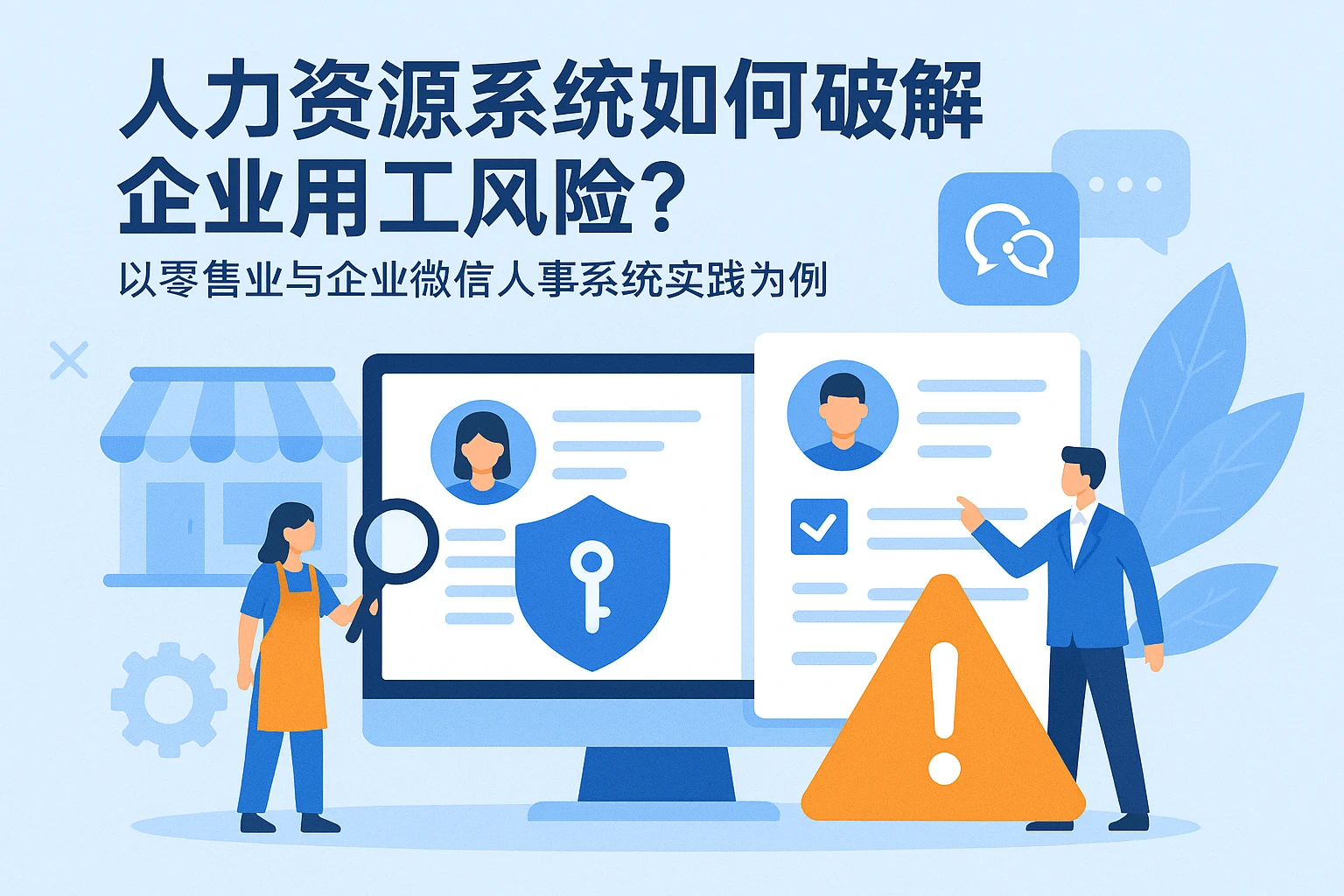 人力资源系统如何破解企业用工风险？以零售业与企业微信人事系统实践为例