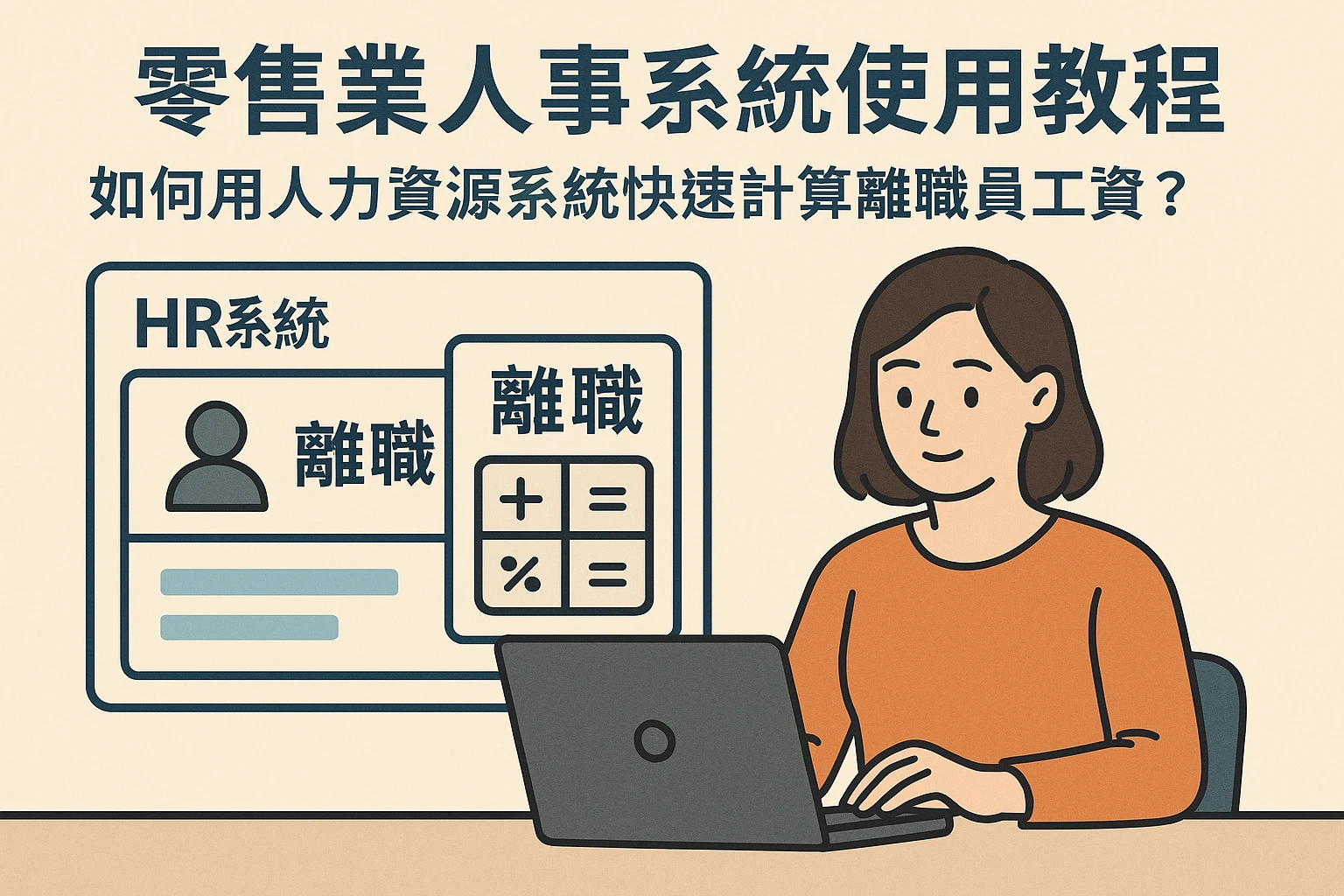 零售业人事系统使用教程：如何用人力资源系统快速计算离职员工工资？