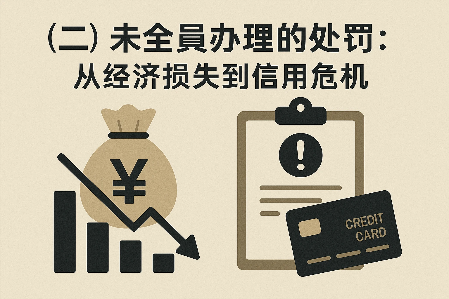 （二）未全员办理的处罚：从经济损失到信用危机