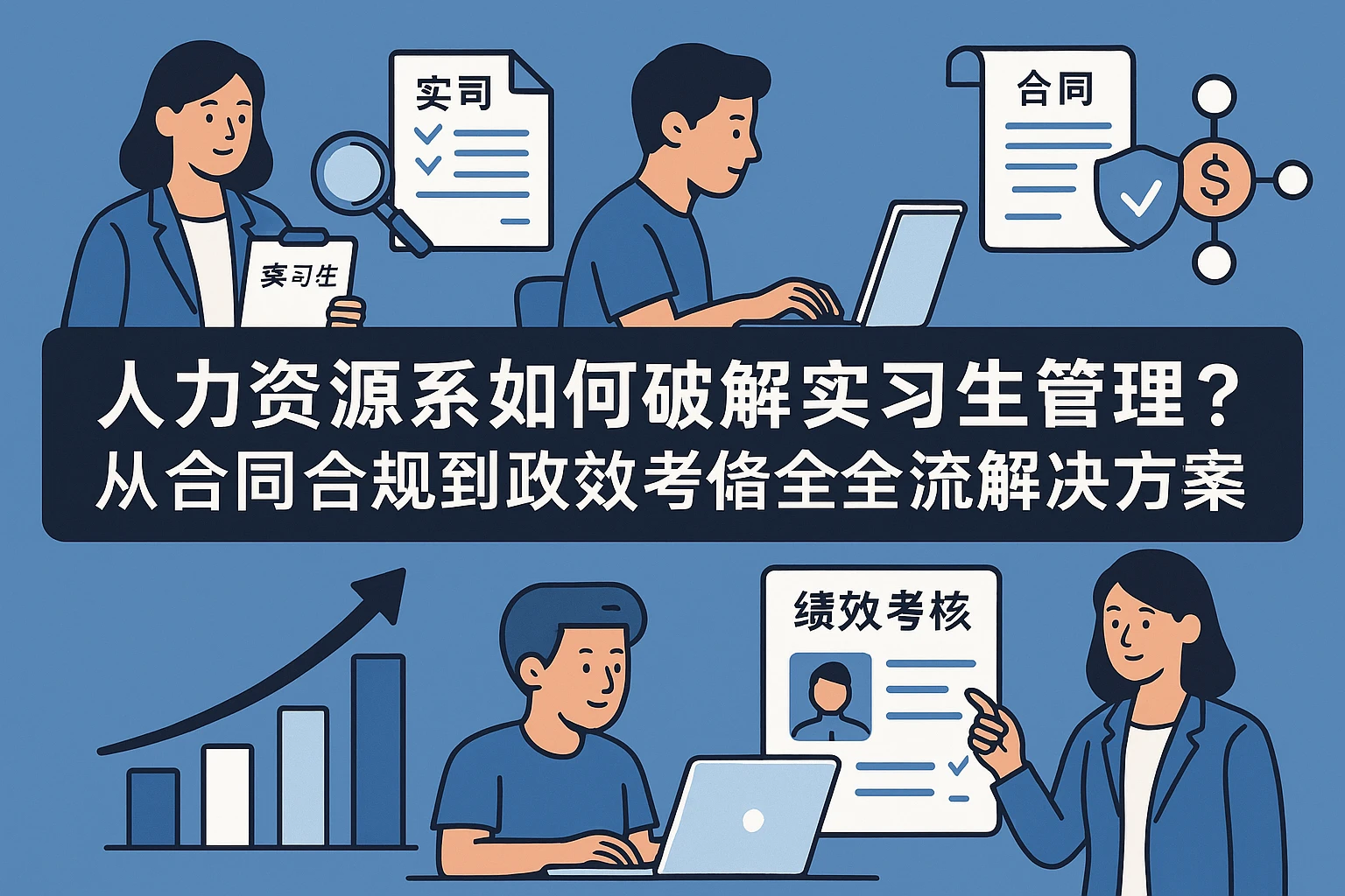 人力资源系统如何破解实习生管理痛点？从合同合规到绩效考核的全流程解决方案