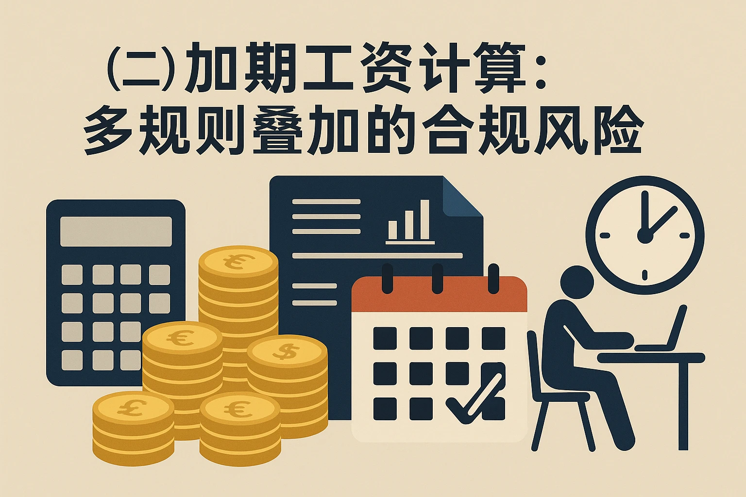 （二）加班工资计算：多规则叠加的合规风险