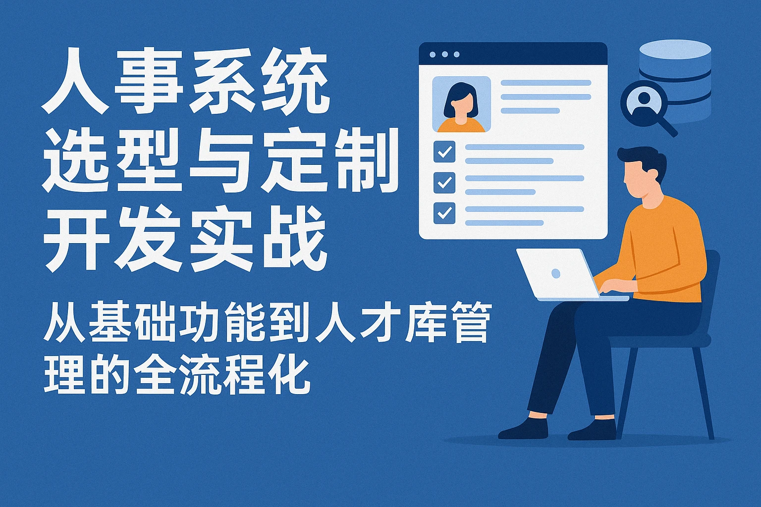人事系统选型与定制开发实战：从基础功能到人才库管理的全流程优化