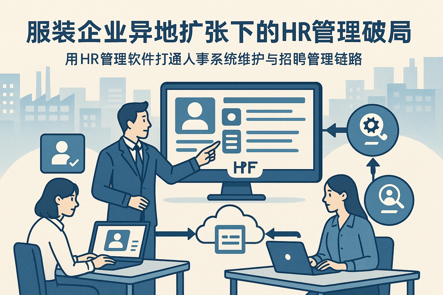 服装企业异地扩张下的HR管理破局：用HR管理软件打通人事系统维护与招聘管理链路