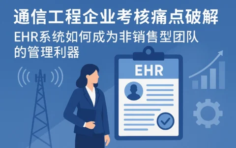 通信工程企业考核痛点破解：ehr系统如何成为非销售型团队的管理利器