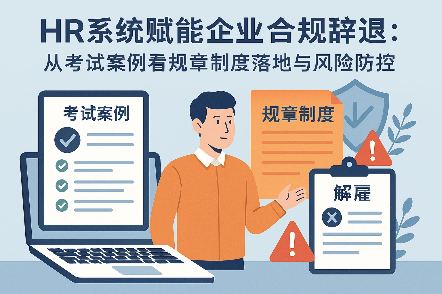 HR系统赋能企业合规辞退：从考试案例看规章制度落地与风险防控