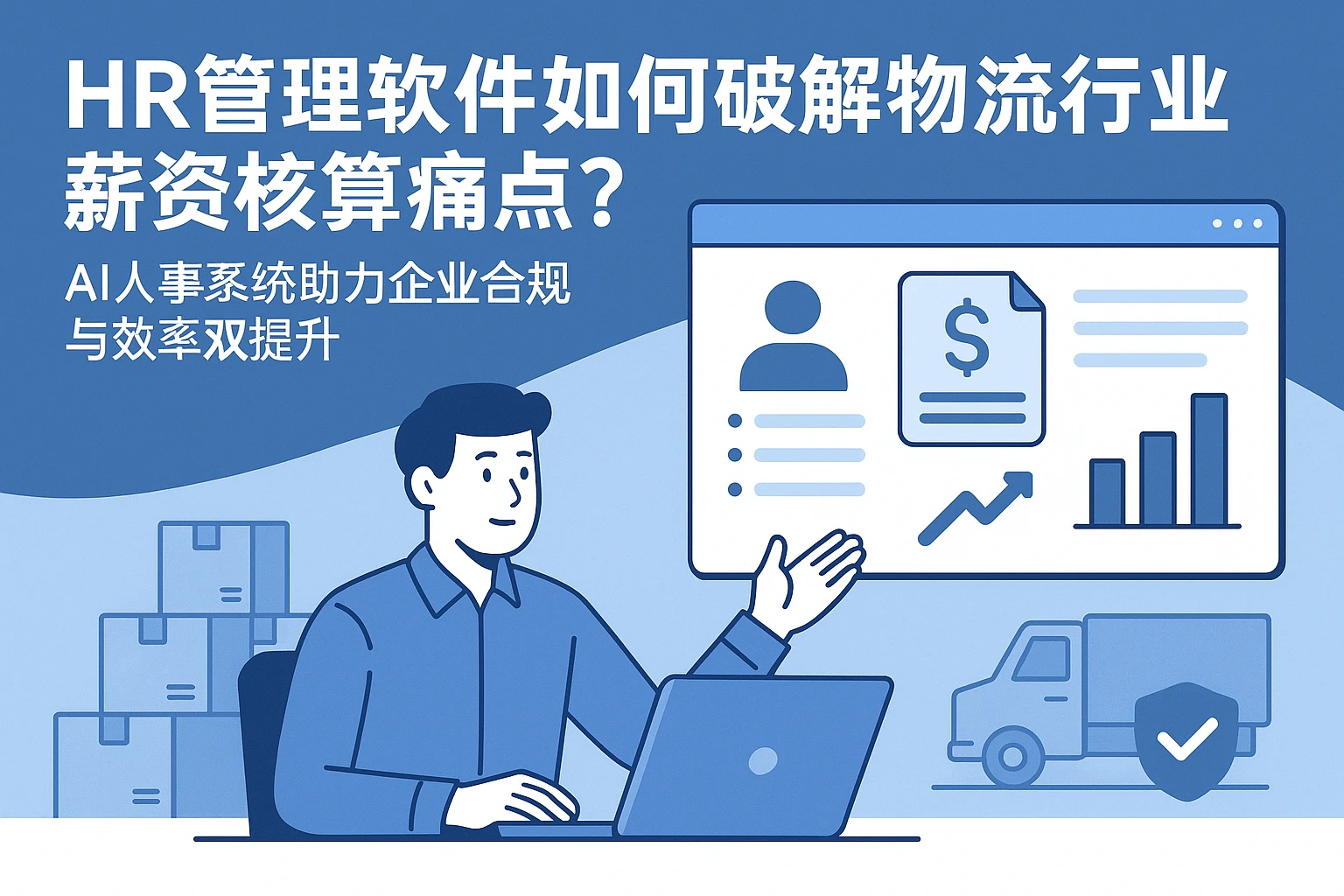 HR管理软件如何破解物流行业薪资核算痛点？AI人事系统助力企业合规与效率双提升