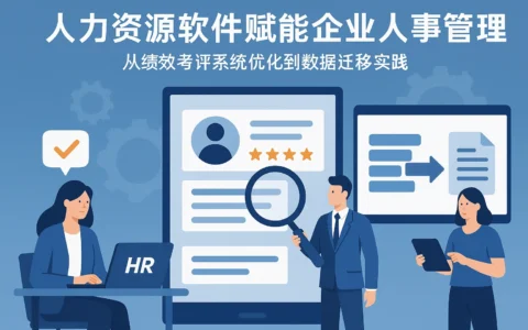 人力资源软件赋能企业人事管理：从绩效考评系统优化到数据迁移实践